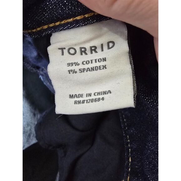 Torrid Regular Boot Jeans Plus Size 24R Dark Wash Stretch Denim - Picture 7 of 7